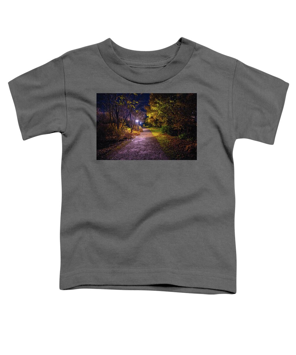 Light On Pathwaylight Toddler T-Shirt featuring the photograph Light on Pathway #k4 by Leif Sohlman