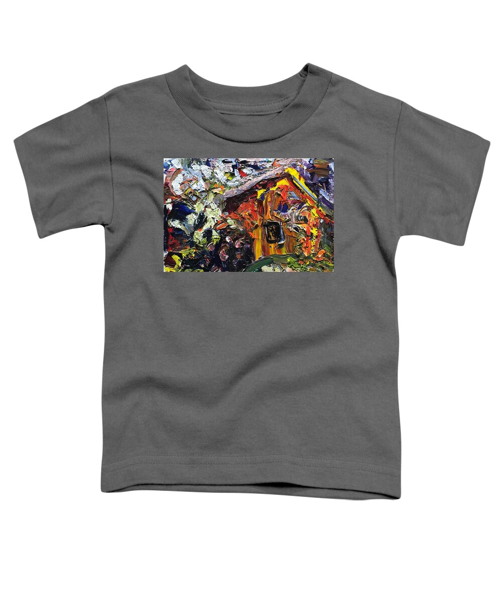 Abstract Toddler T-Shirt featuring the photograph Liquid Sunshine by Lisa Marie Smith