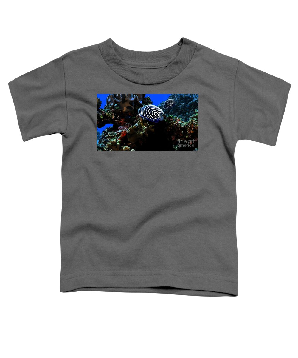 Little Fish 2 Toddler T-Shirt featuring the digital art Little Fish 2 by Aldane Wynter