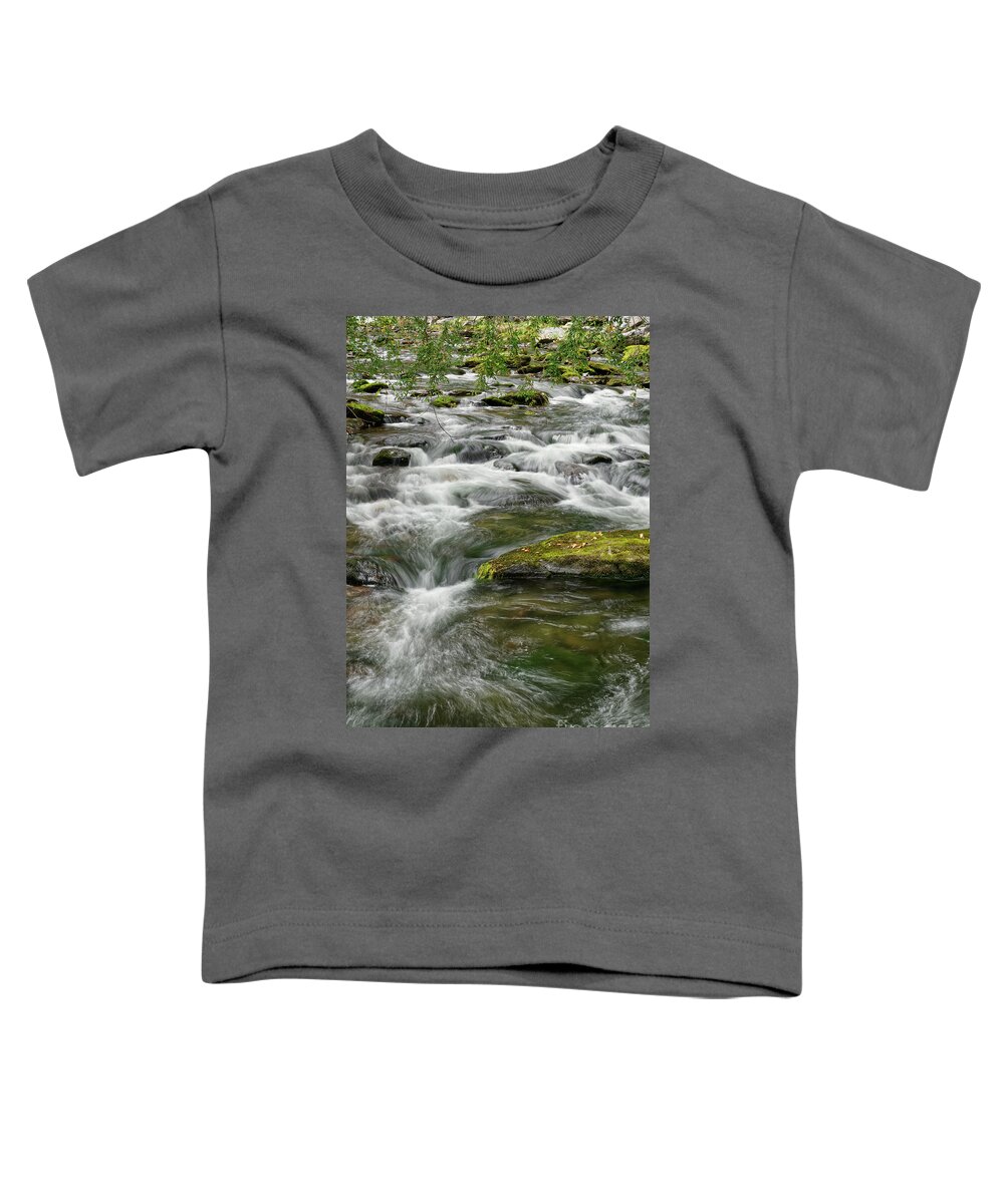 Smokies Toddler T-Shirt featuring the photograph Little River 4 by Phil Perkins