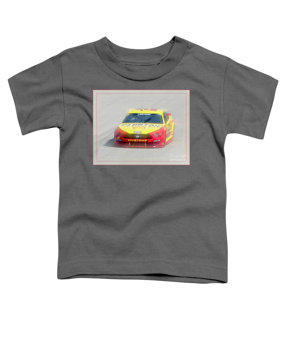 Joey Logan's Toddler T-Shirt featuring the photograph Logano by Billy Knight