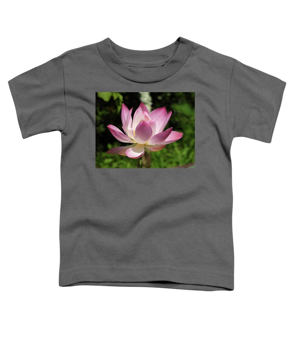 Lotus Toddler T-Shirt featuring the photograph Lotus Flower by Jennifer Wheatley Wolf