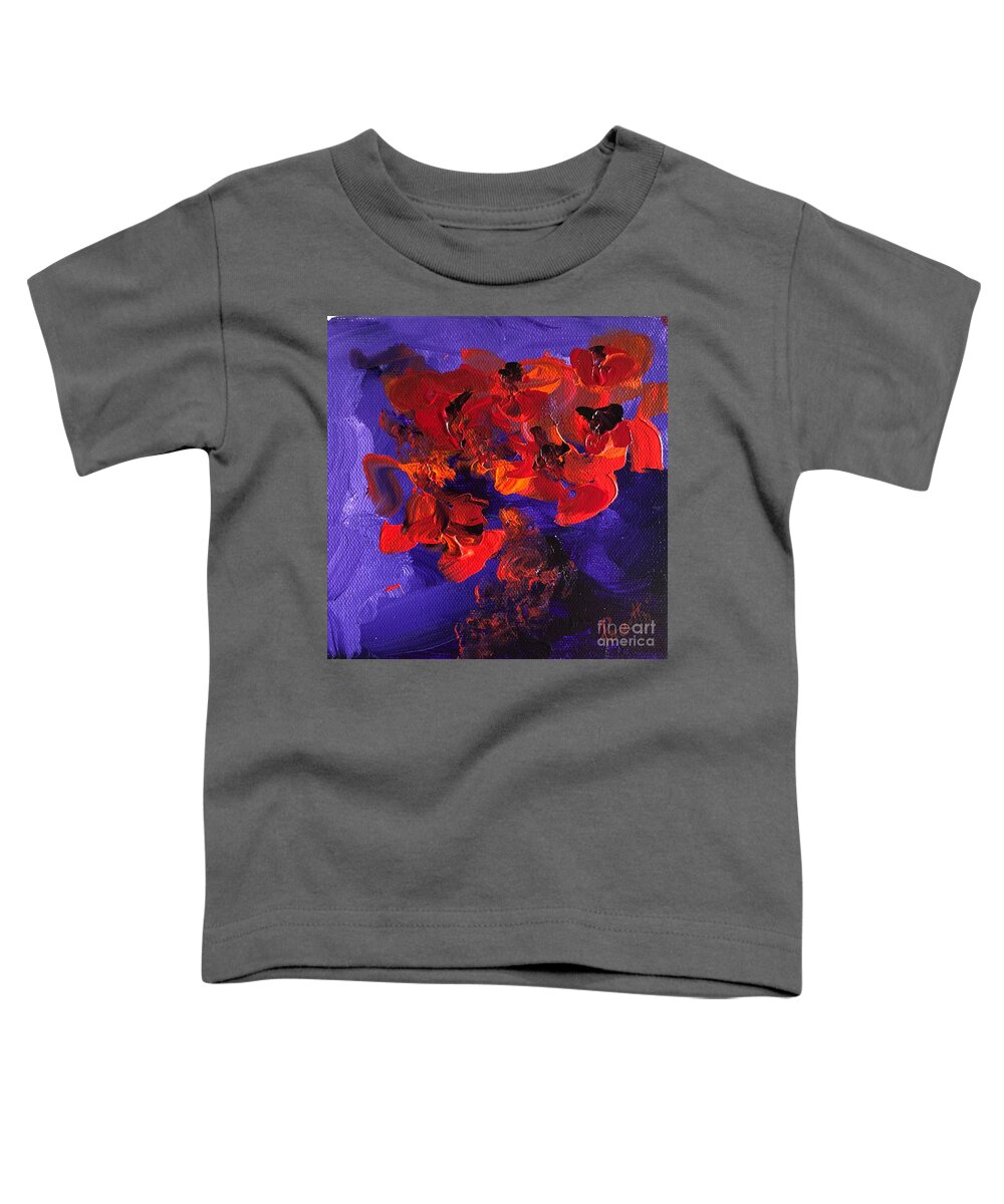 Gift Toddler T-Shirt featuring the painting Love 4 by Preethi Mathialagan