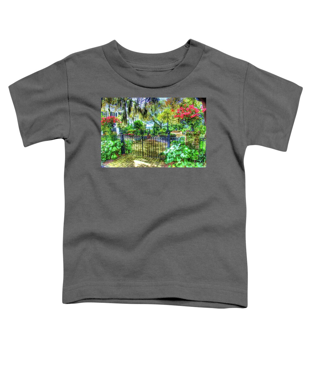 Low Country Toddler T-Shirt featuring the photograph Low Country Backyaqrd by John Handfield