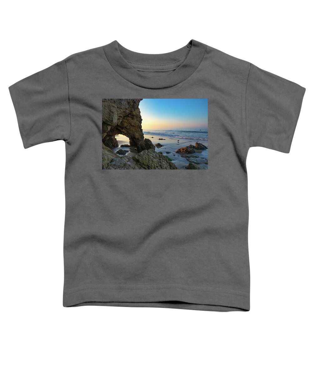Beach Toddler T-Shirt featuring the photograph Low Tide at El Matador State Beach by Matthew DeGrushe