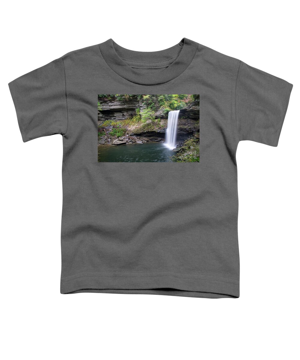 Greeter Falls Toddler T-Shirt featuring the photograph Lower Greeter Falls 10 by Phil Perkins