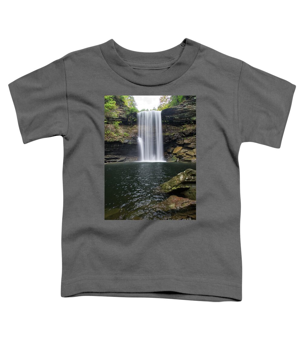 Greeter Falls Toddler T-Shirt featuring the photograph Lower Greeter Falls 9 by Phil Perkins