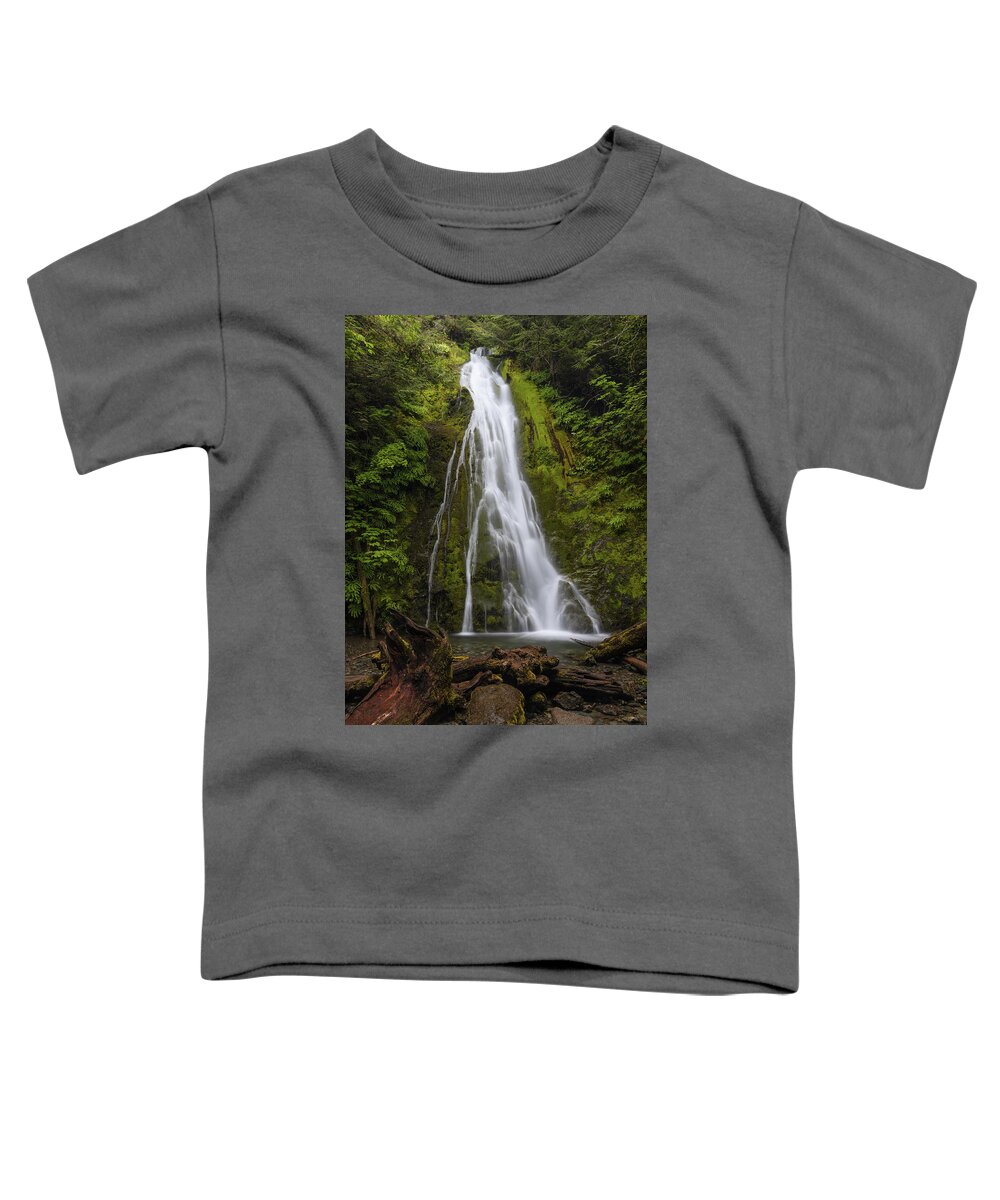 Washington State Toddler T-Shirt featuring the photograph Madison Falls by James Marvin Phelps