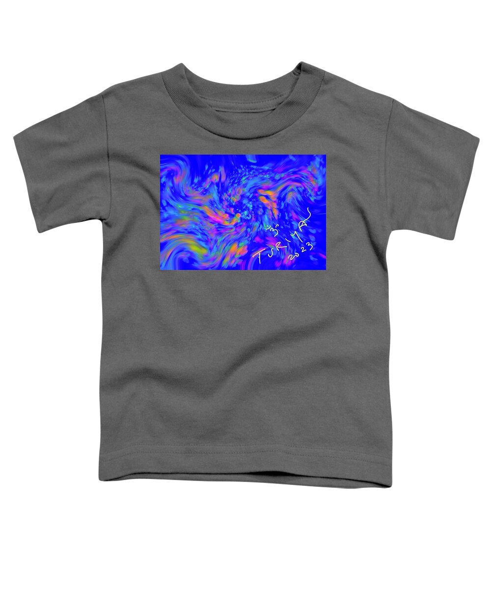 Abstract Toddler T-Shirt featuring the digital art Magic by Greg Liotta
