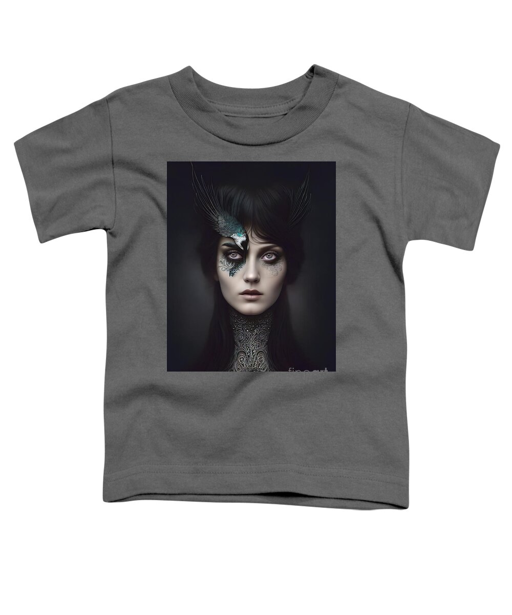 Photography Toddler T-Shirt featuring the digital art Magpie 5 by Georgina Hannay