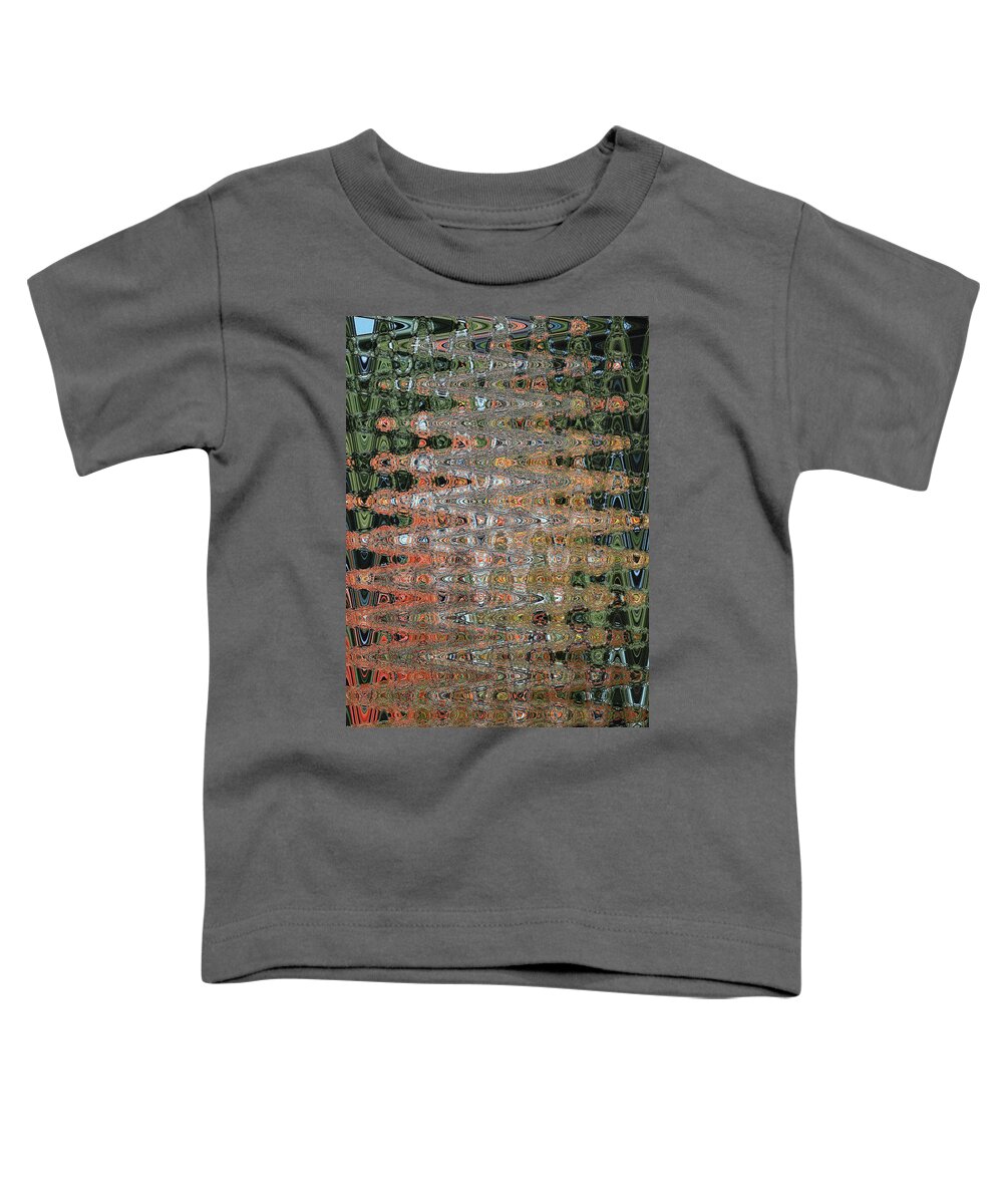 Maple Tree Losing Its Leaves Toddler T-Shirt featuring the digital art Maple Tree Losing Its Leaves by Tom Janca