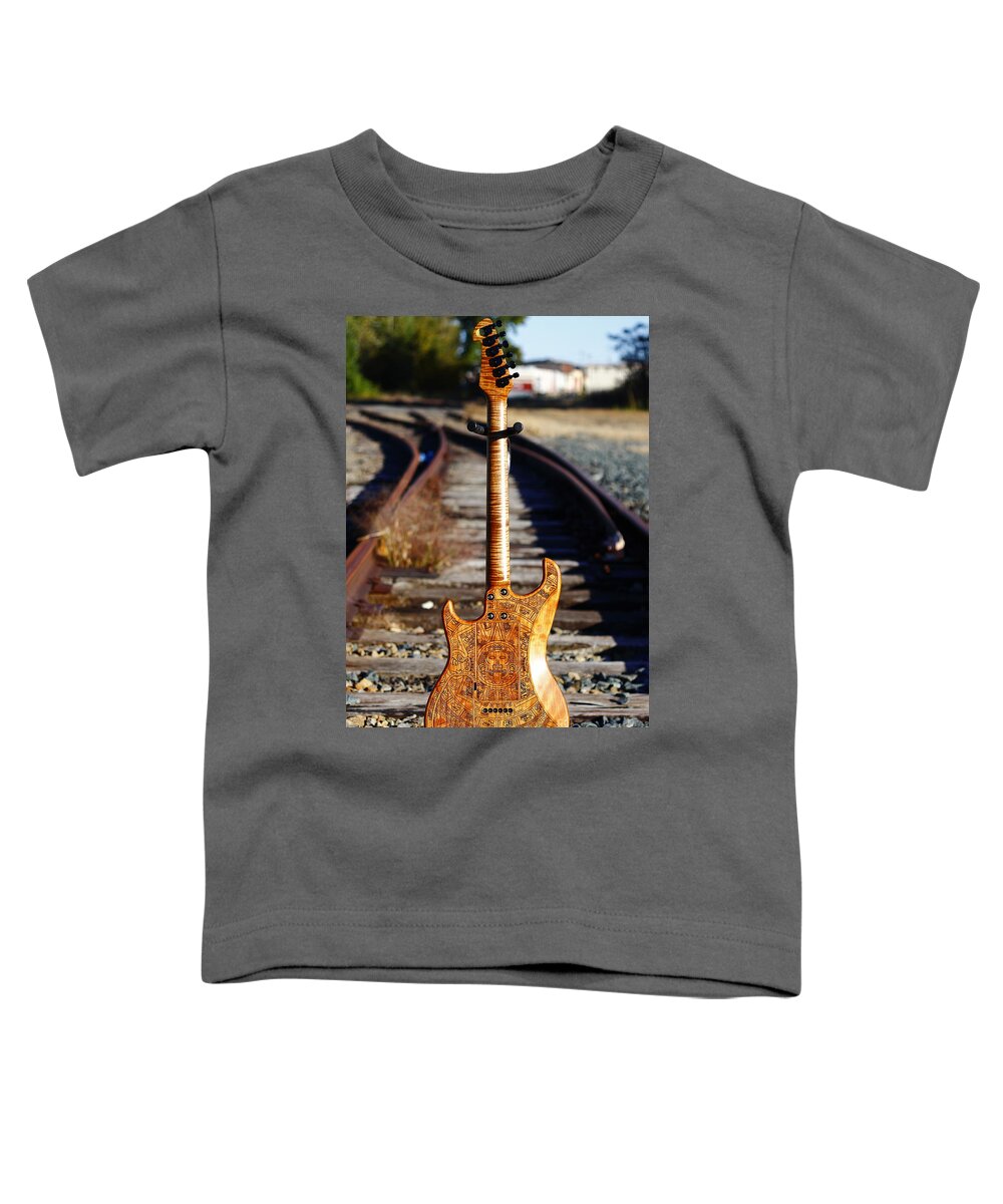 Guitar Toddler T-Shirt featuring the photograph Maya by Jason Wicks