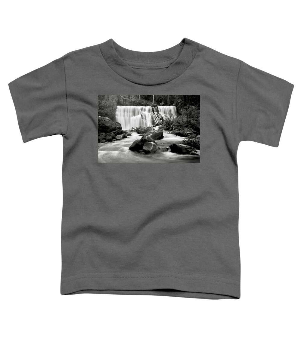 Waterfall Toddler T-Shirt featuring the photograph McCloud Falls by Ryan Workman Photography