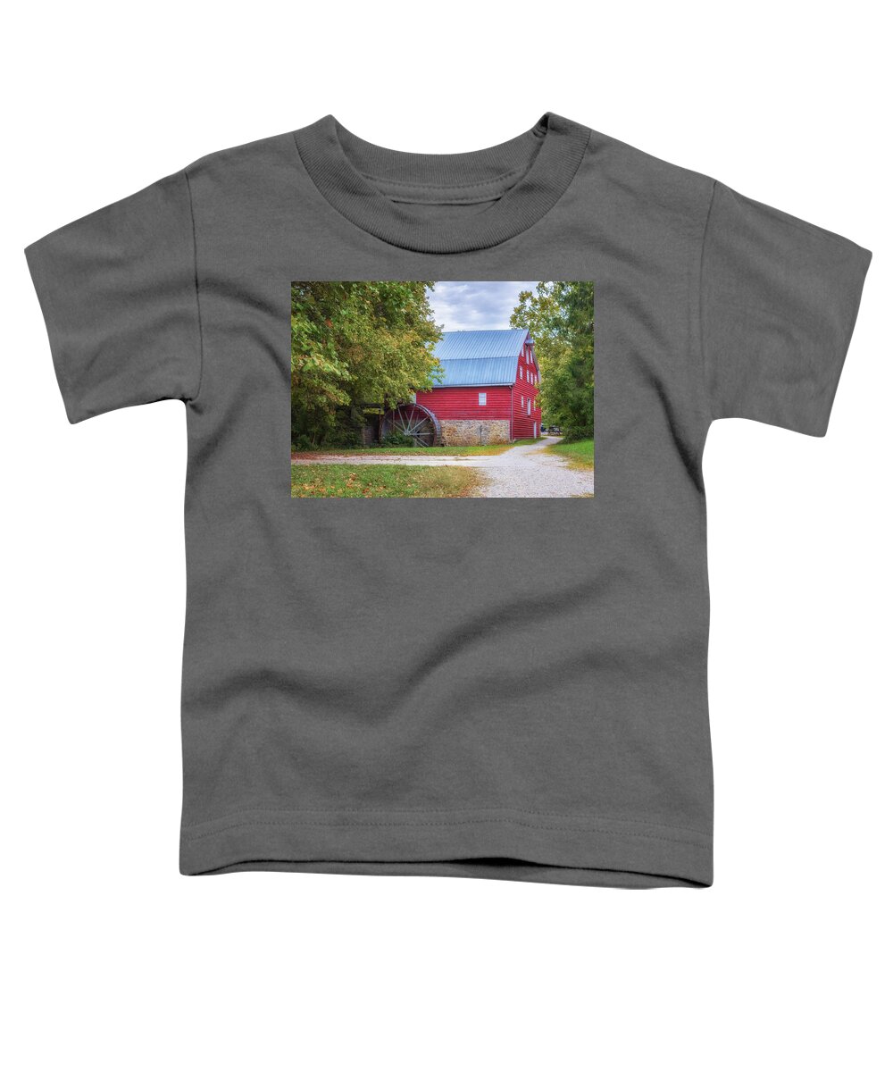 Mcmahons Mill Toddler T-Shirt featuring the photograph McMahons Mill by Susan Rissi Tregoning