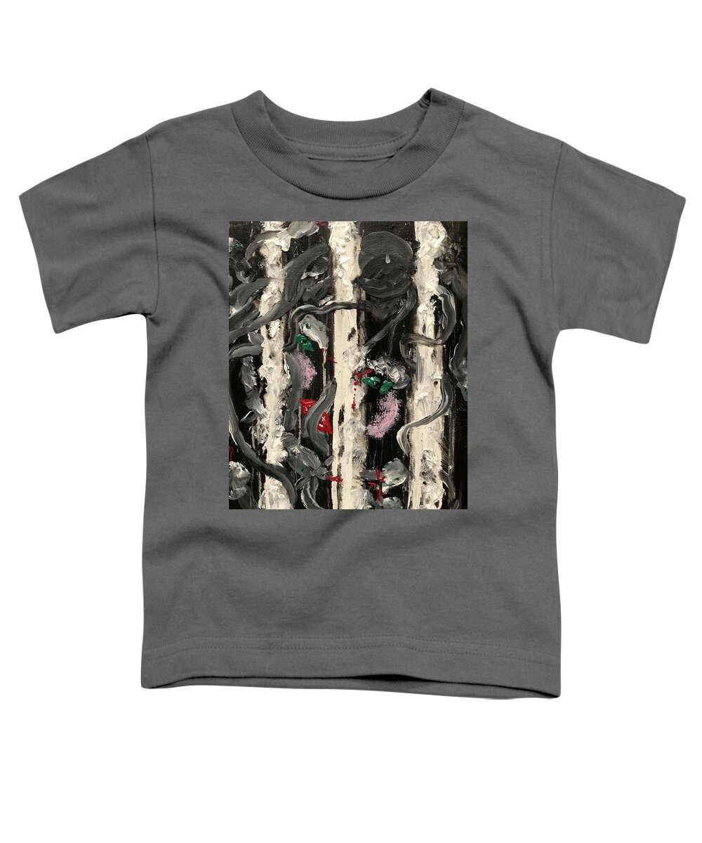 Medusa Toddler T-Shirt featuring the painting Medusa I by Bethany Beeler