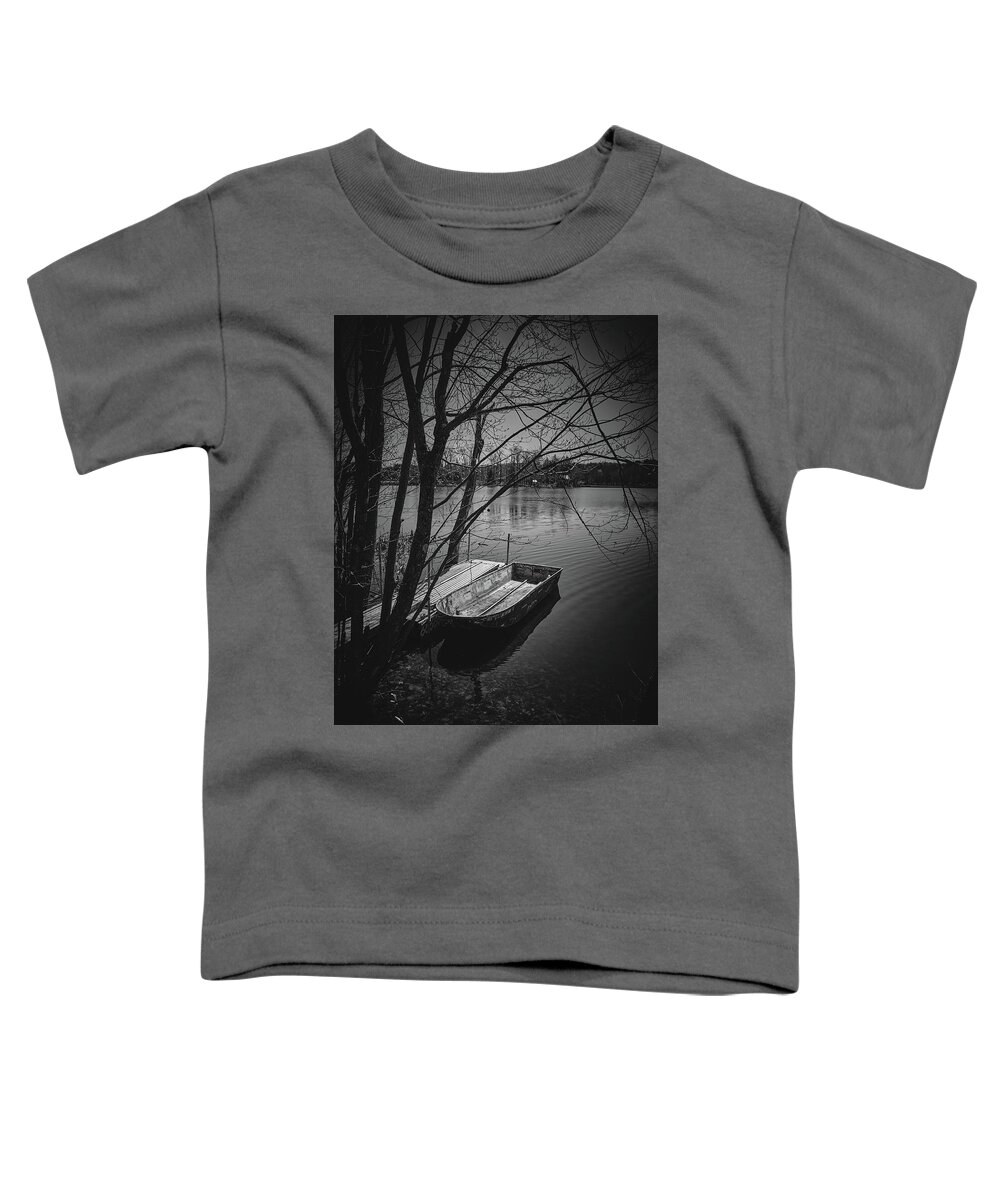 Boat Toddler T-Shirt featuring the photograph Metal Boat by Bob Orsillo