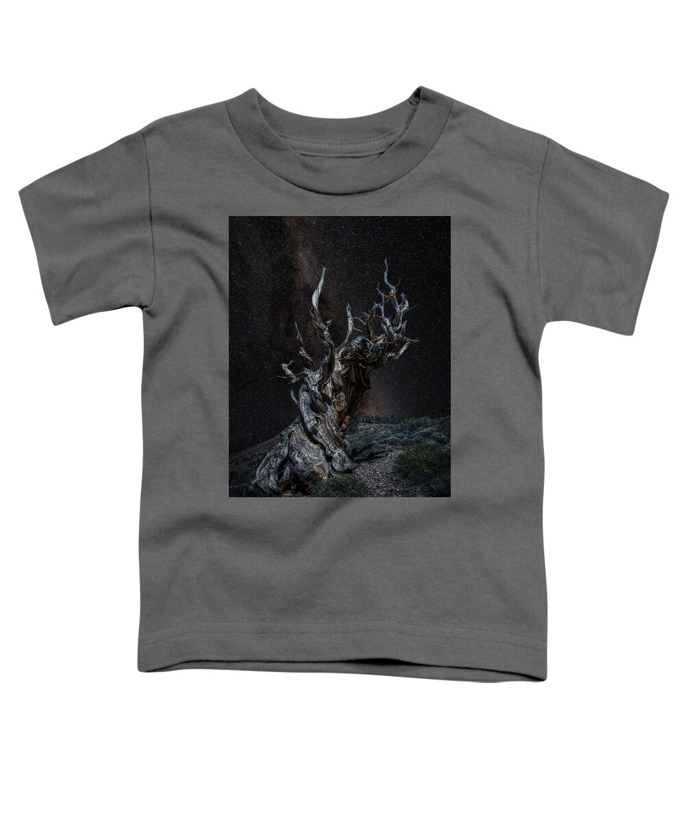 Landscape Toddler T-Shirt featuring the photograph Methuselah Night Sky by Romeo Victor