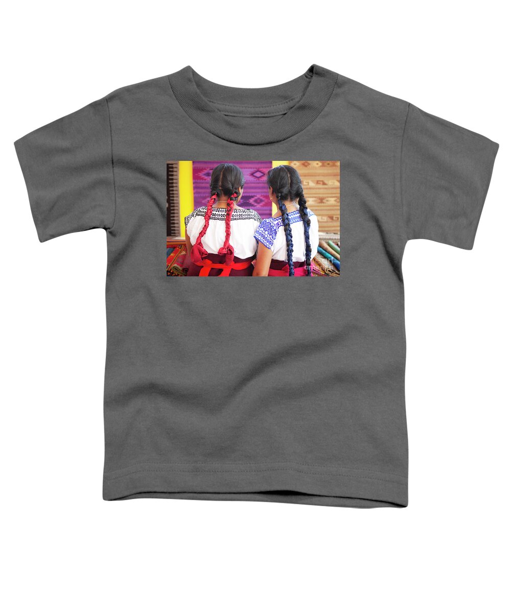  Toddler T-Shirt featuring the photograph Mexican Folk Artists by Roselynne Broussard