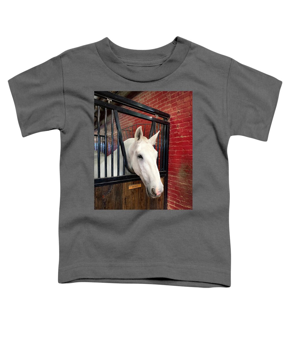 Animals Toddler T-Shirt featuring the photograph Mickey by Lora J Wilson