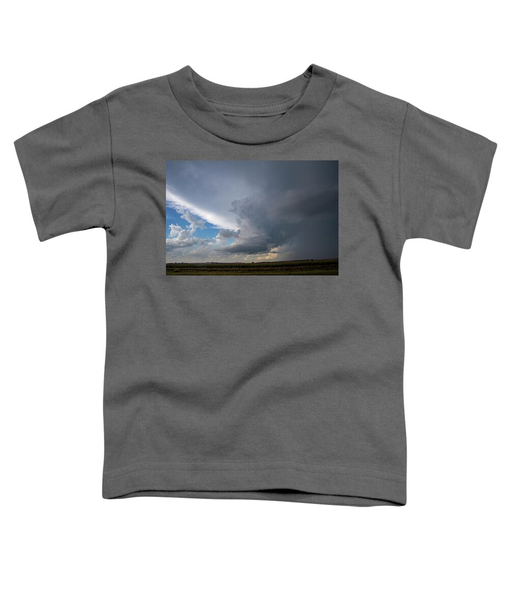 Nebraskasc Toddler T-Shirt featuring the photograph Mid August Nebraska Stormscapes 014 by Dale Kaminski