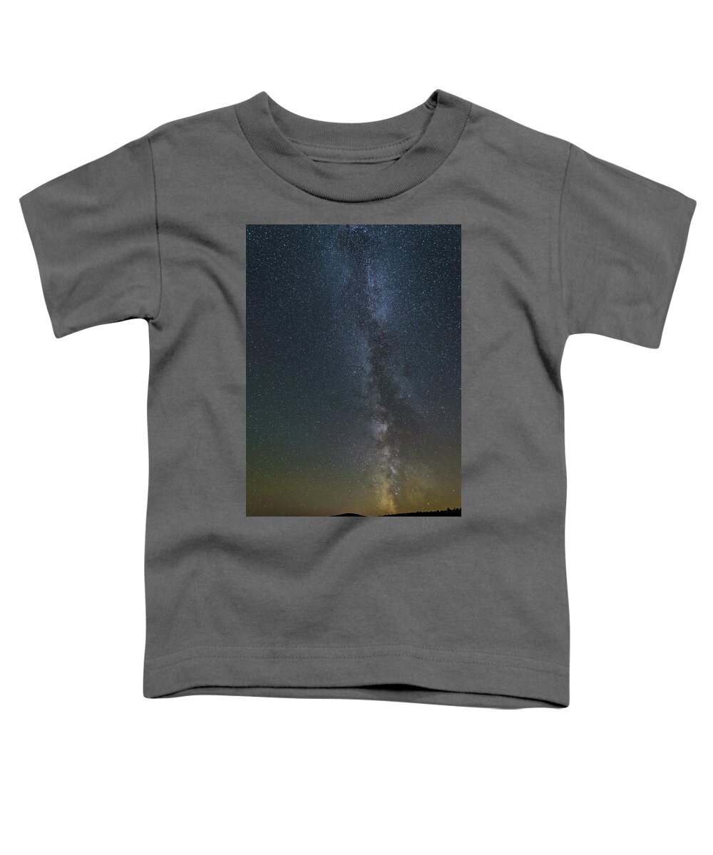 Milky Way Toddler T-Shirt featuring the photograph Milky Way in Maine by Robert Miller