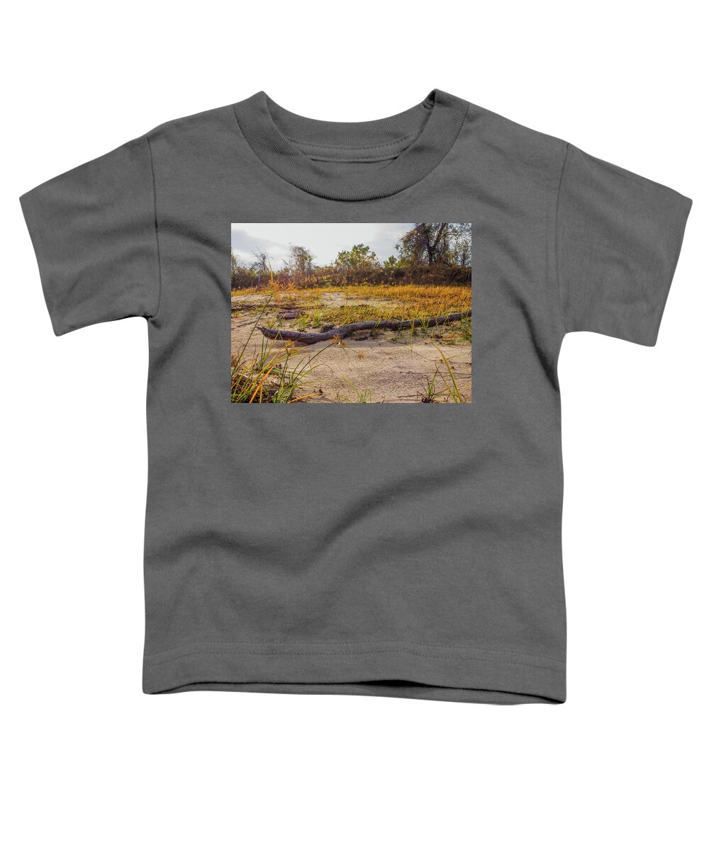 Mississippi River Toddler T-Shirt featuring the photograph Mississippi River Shore by James C Richardson