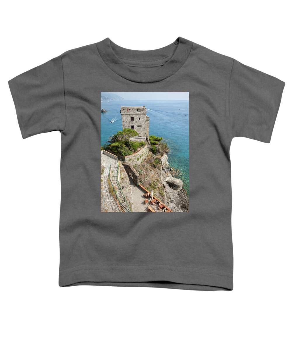 Travel Toddler T-Shirt featuring the photograph Monterosso al Mar by Ian Middleton