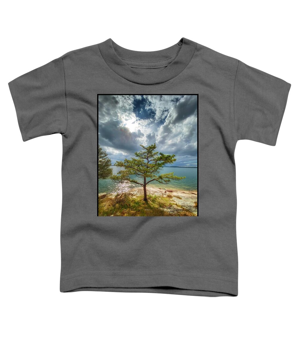 Island Toddler T-Shirt featuring the photograph Morgan Island by Robert Dann