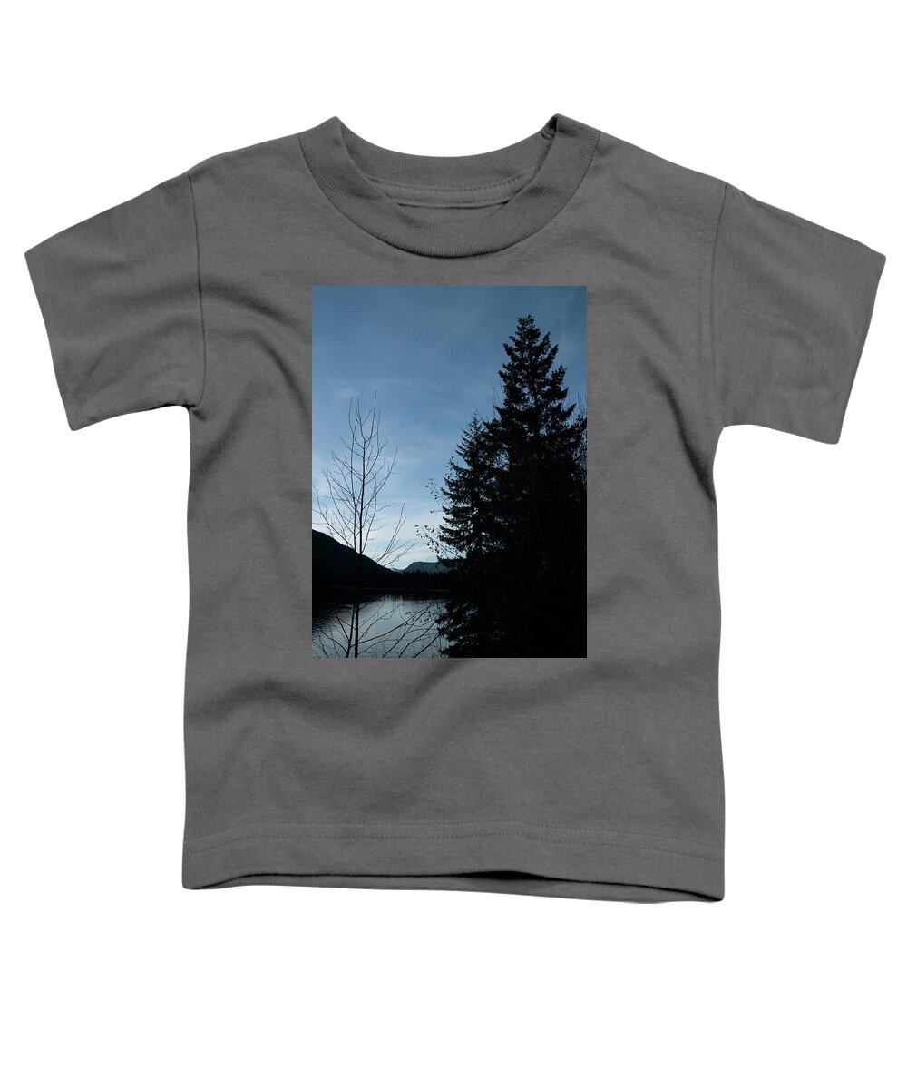 Chilliwack Toddler T-Shirt featuring the photograph Morning on the river by Jim Whitley