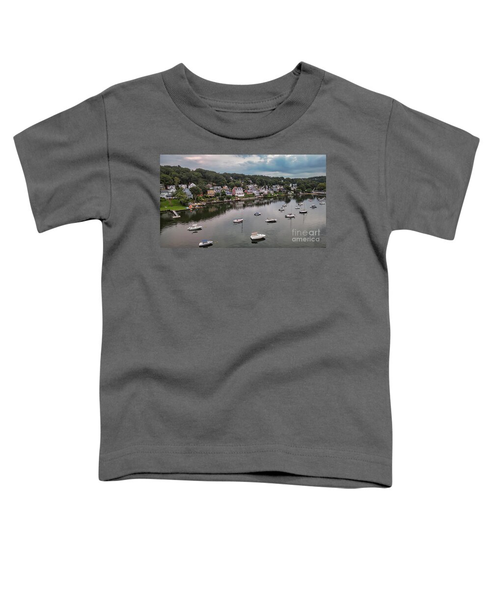 Harbor Toddler T-Shirt featuring the photograph Morning Over Northport Harbor by Sean Mills