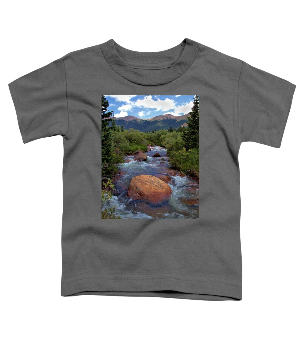 Mountains Toddler T-Shirt featuring the photograph Mountain Creek by Bob Falcone