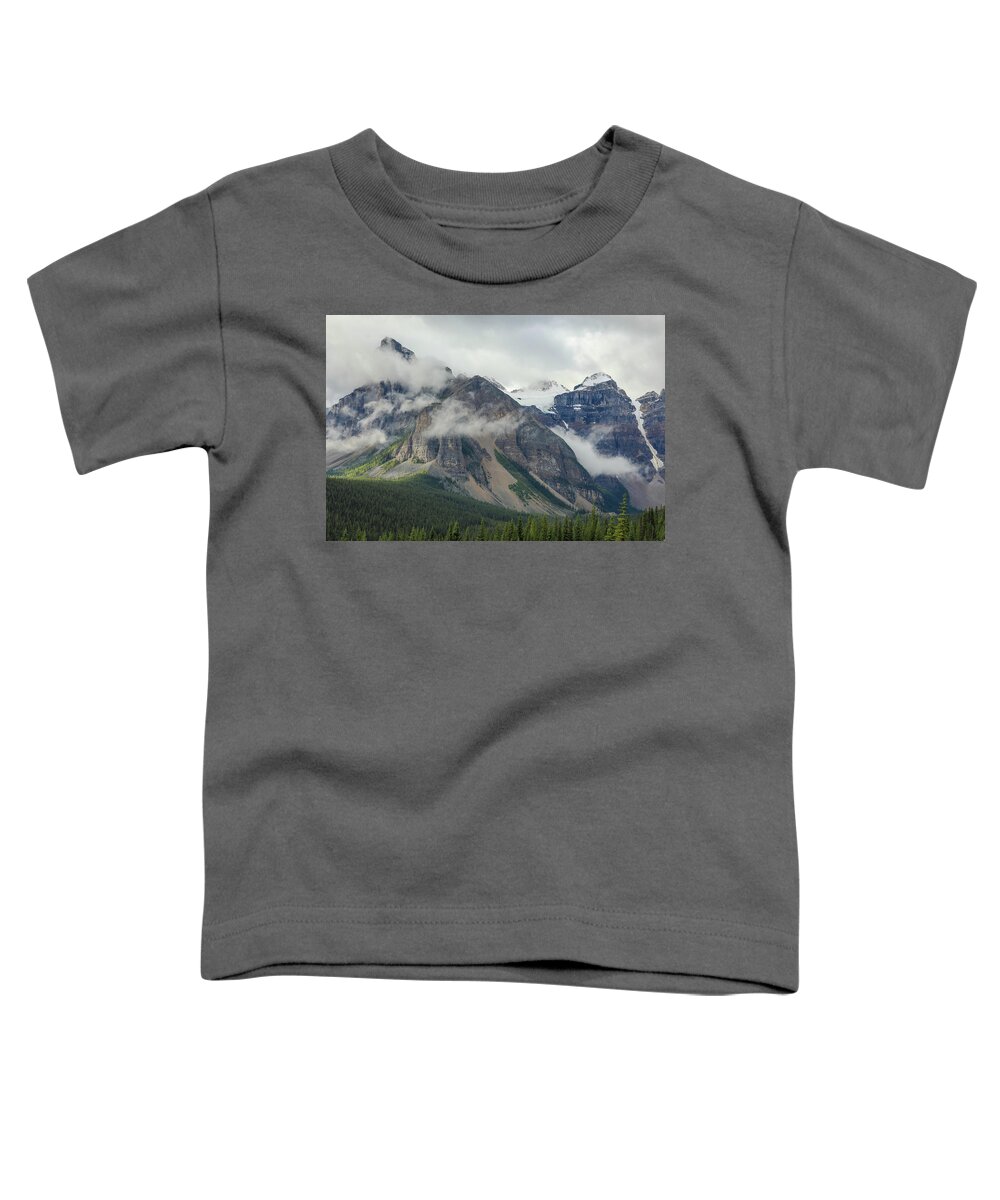 Mountain Drama Toddler T-Shirt featuring the photograph Mountain Drama by Dan Sproul