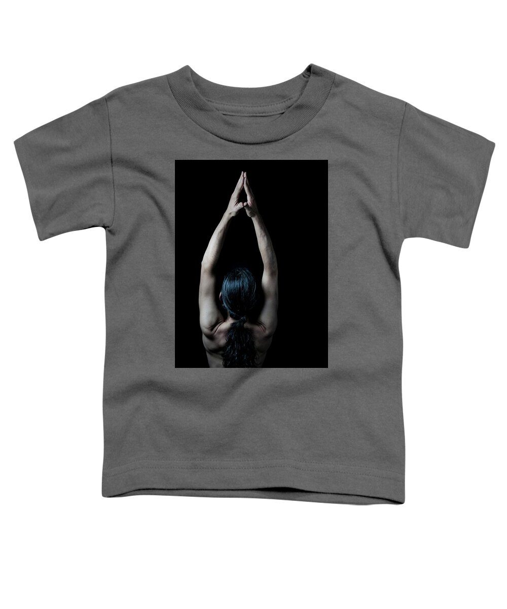 Yoga Toddler T-Shirt featuring the photograph Mountain by Marian Tagliarino