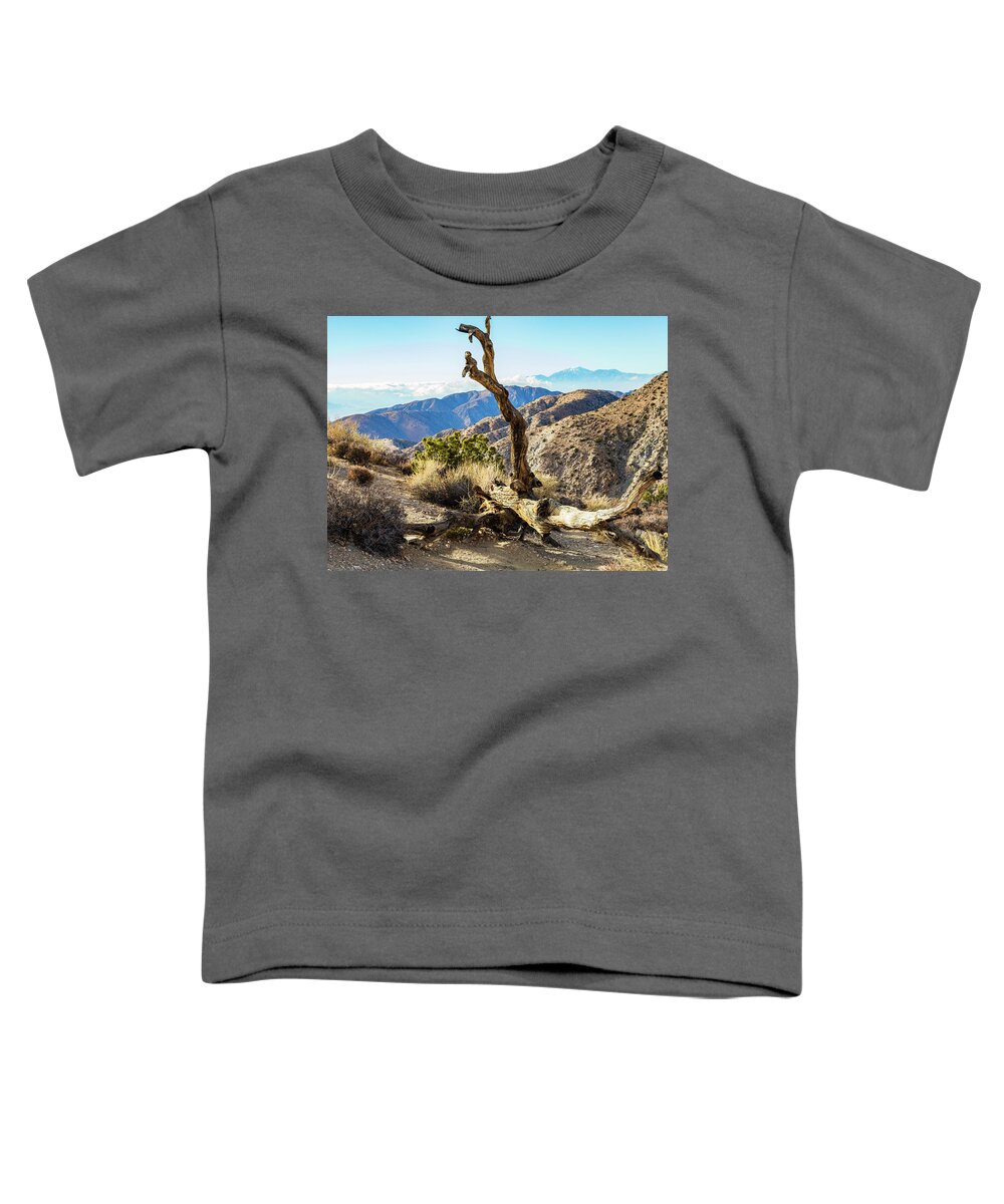 Landscape Toddler T-Shirt featuring the photograph Mountain Top by Claude Dalley