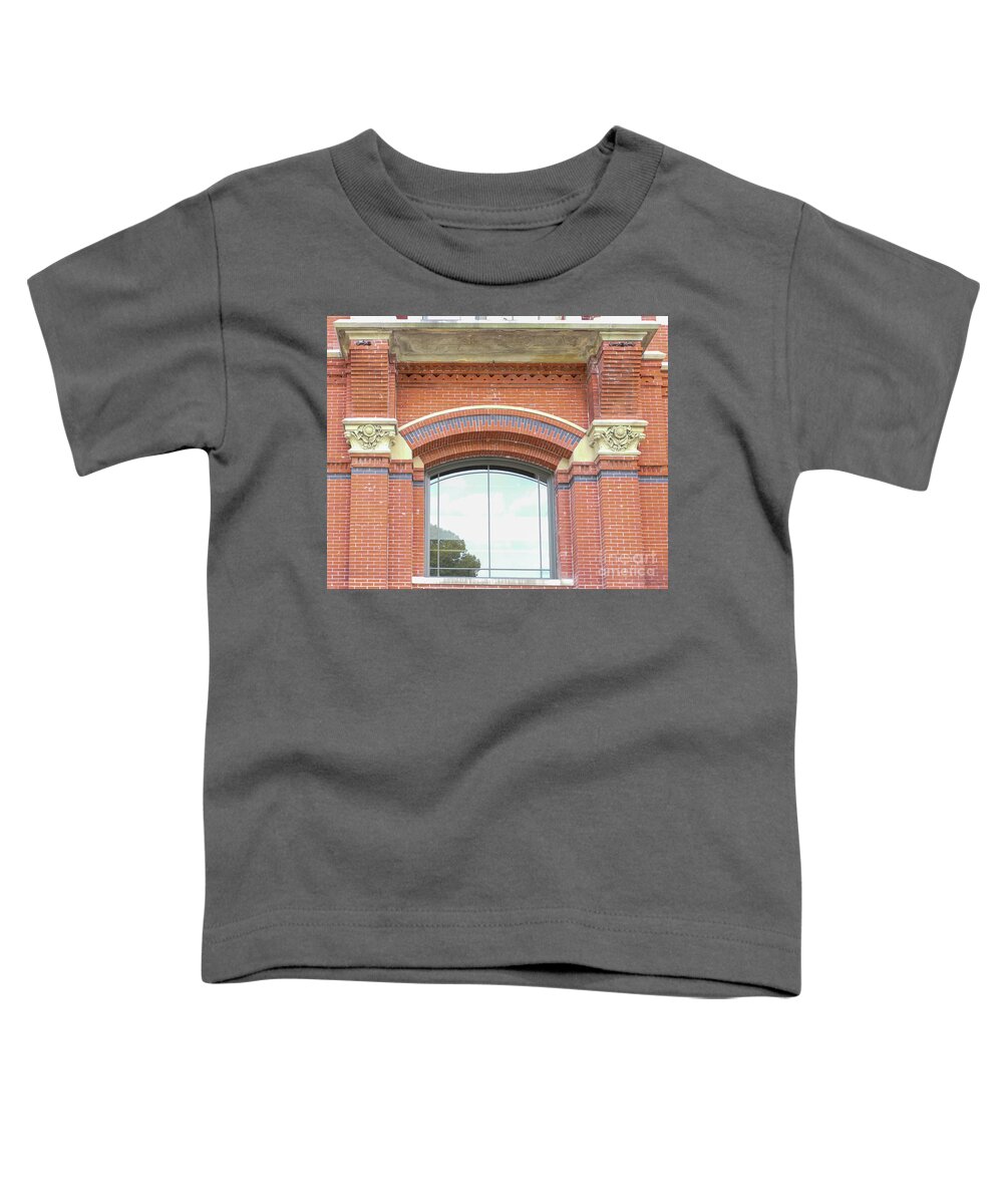 Window Toddler T-Shirt featuring the photograph Music Hall Window by Bentley Davis