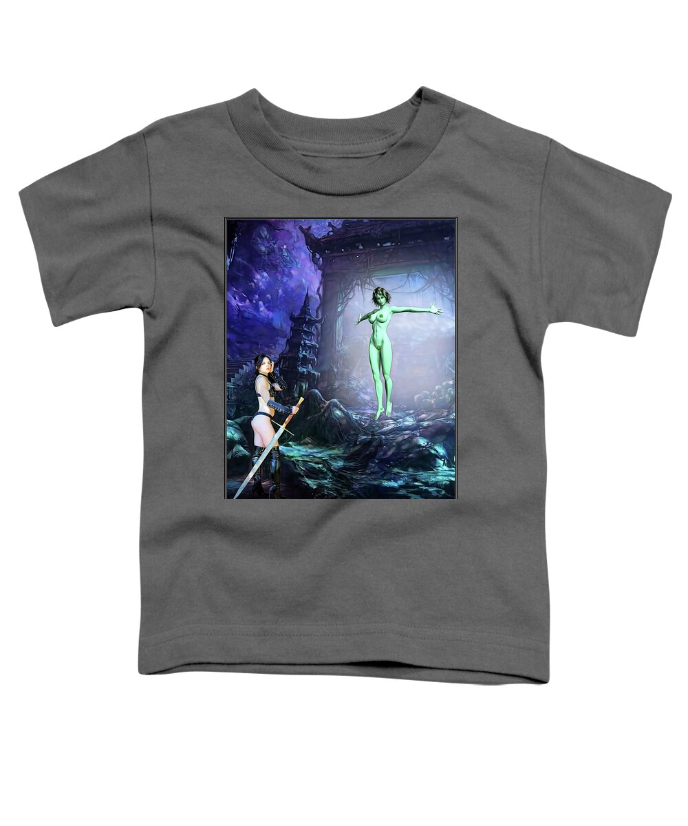 Rebel Toddler T-Shirt featuring the photograph Mystic Maiden by Jon Volden