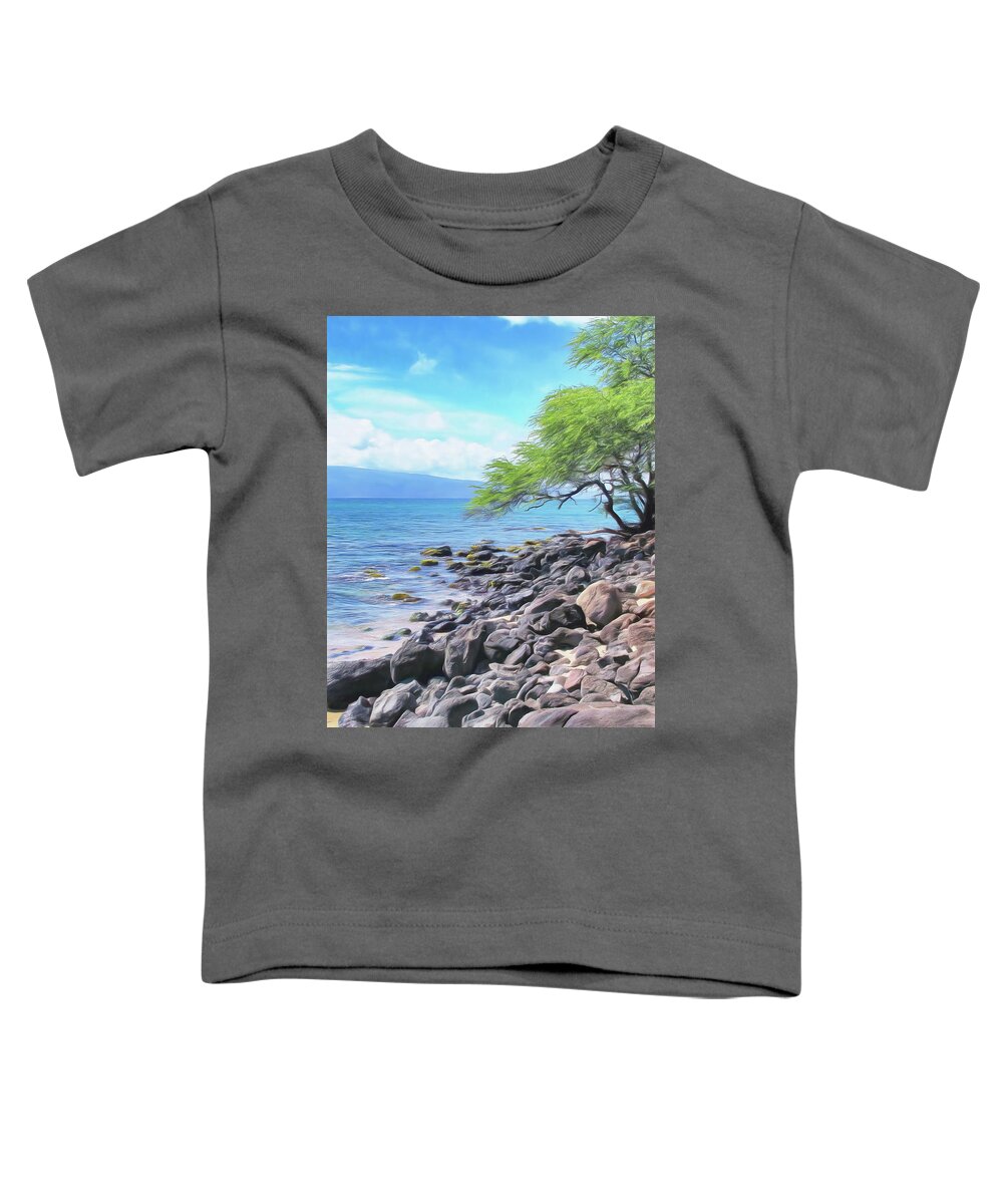 Hawaii Toddler T-Shirt featuring the photograph Napili 1 by Dawn Eshelman