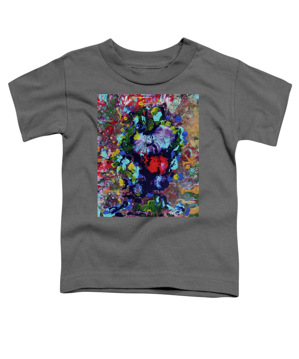Nature Toddler T-Shirt featuring the painting Nature's Kiss by Tessa Evette