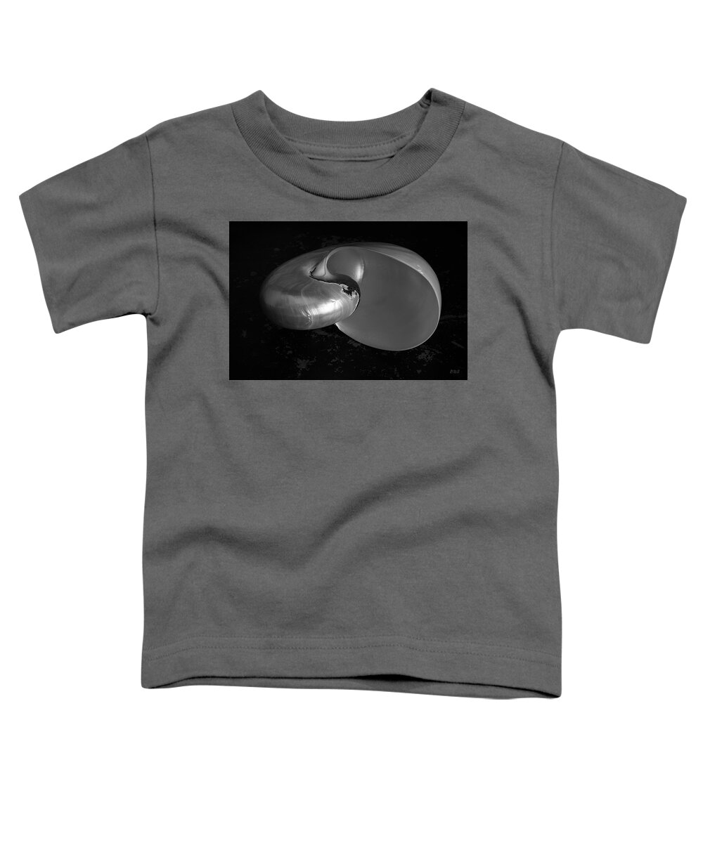 Nautilus Toddler T-Shirt featuring the photograph Nautilus Shell II BW by David Gordon