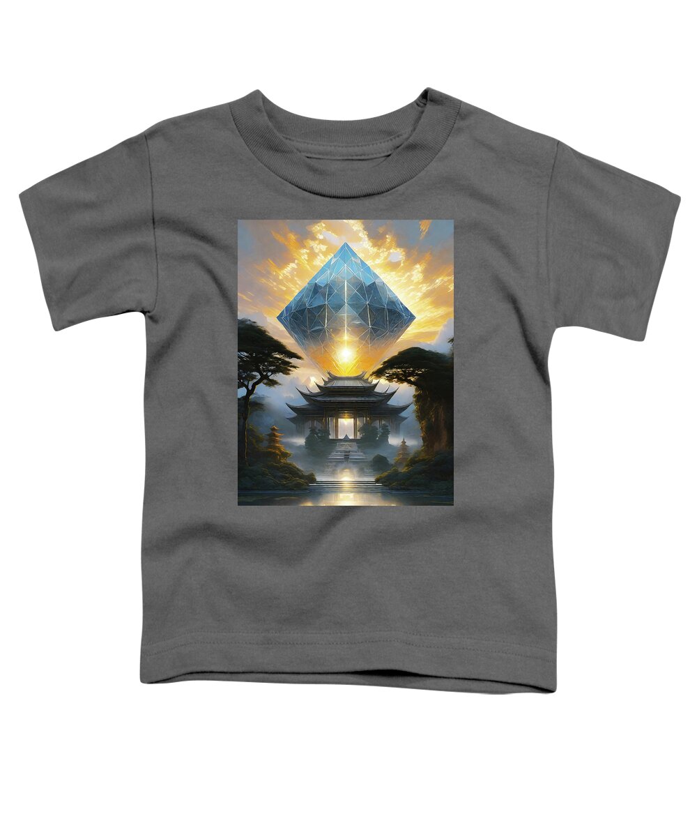 Temples Toddler T-Shirt featuring the digital art Naz X by Jeff Malderez