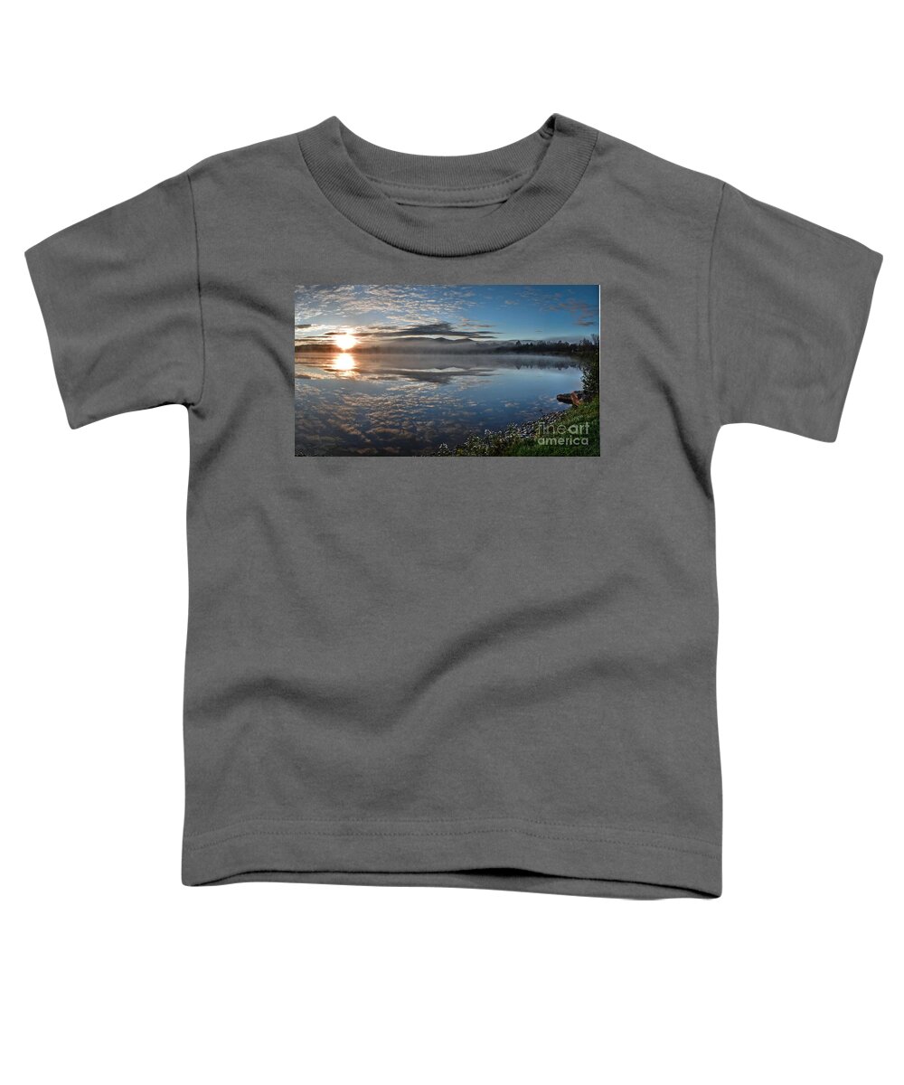 Sunrise Toddler T-Shirt featuring the photograph New Hampshire Sunrise by Steve Brown