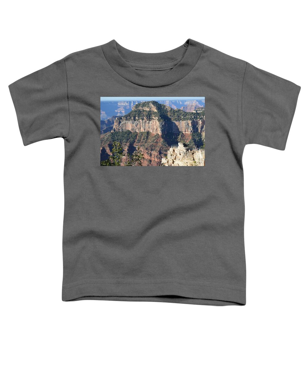 Grand Canyon Toddler T-Shirt featuring the photograph North Rim Morning by Barbara Von Pagel