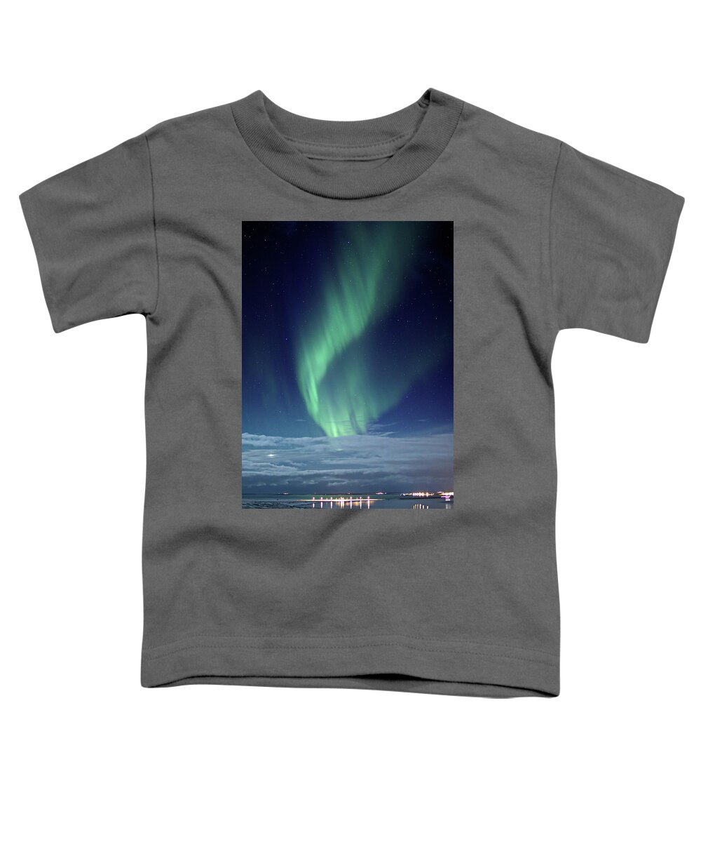 Iceland Toddler T-Shirt featuring the photograph Northern bridge by Christopher Mathews