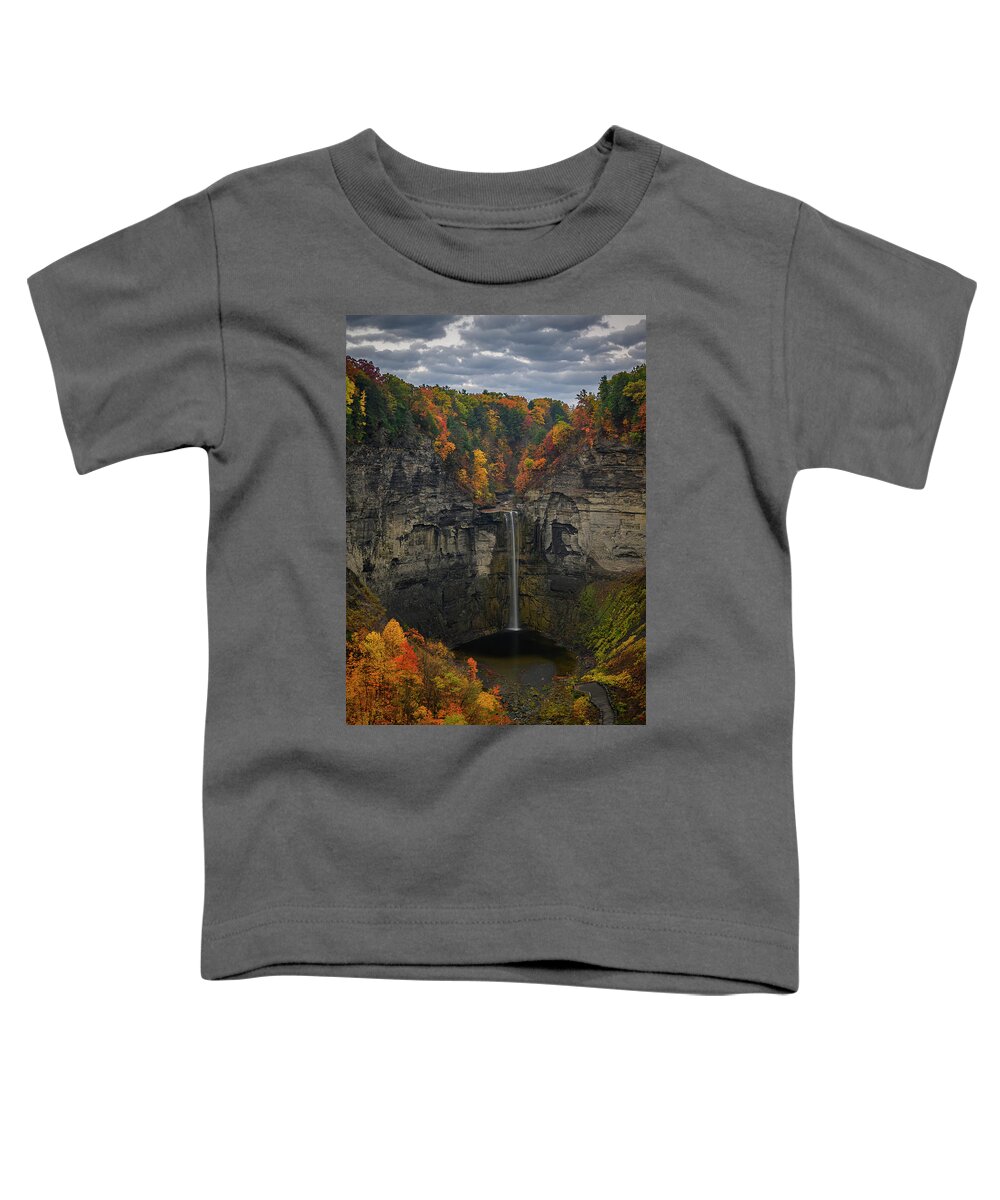 Taughannock Falls Toddler T-Shirt featuring the photograph NY Color by Guy Coniglio