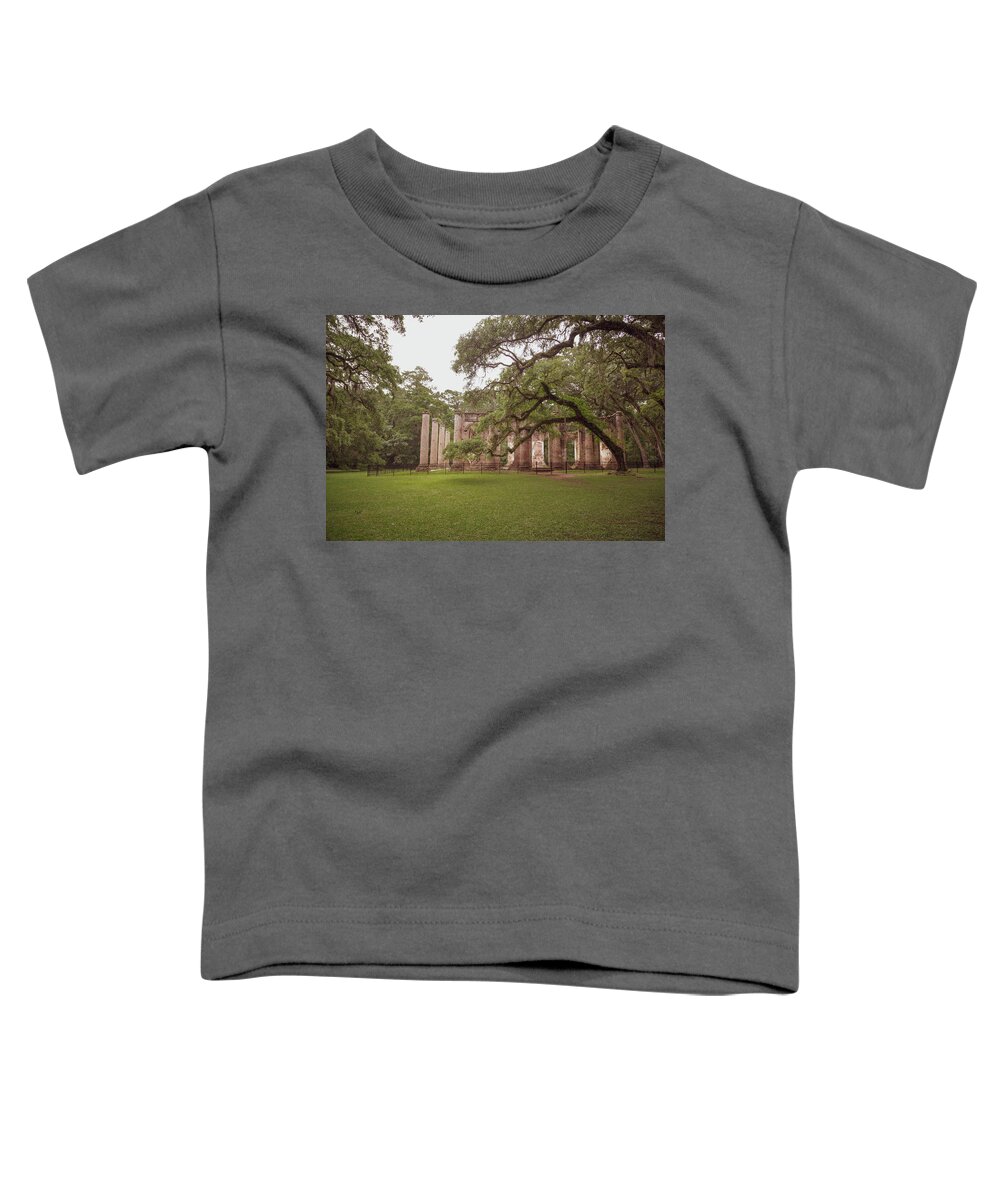 Yemassee Toddler T-Shirt featuring the photograph Old Sheldon Church Ruins 12 by Cindy Robinson
