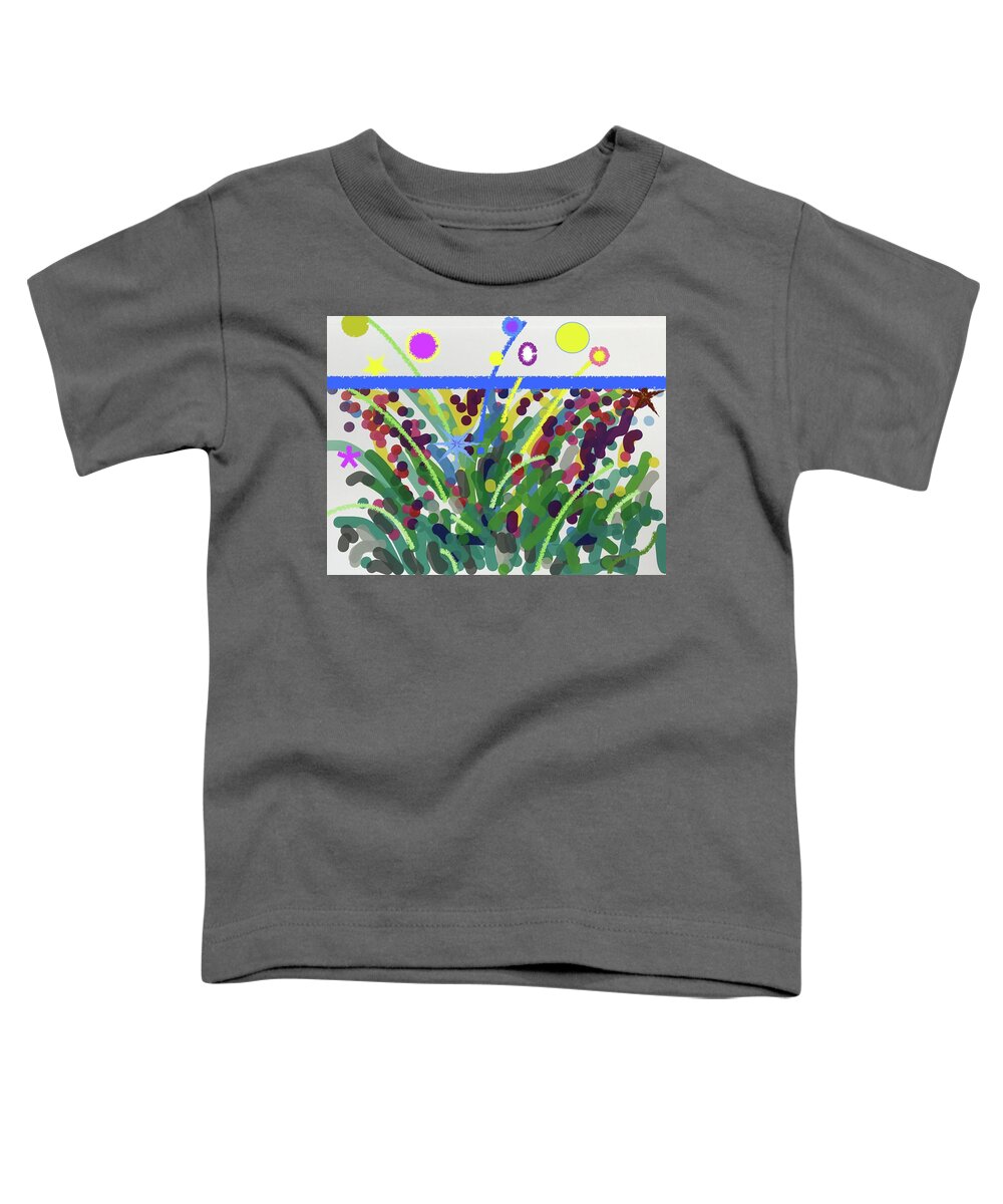 Nature Toddler T-Shirt featuring the digital art Spring To Go by Alida M Haslett
