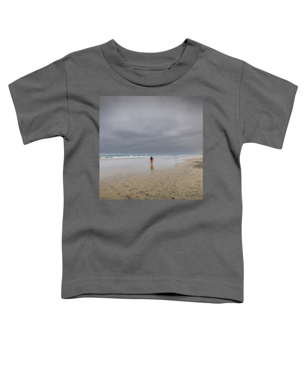 Sand Toddler T-Shirt featuring the photograph Orange - Square Crop by Peter Tellone