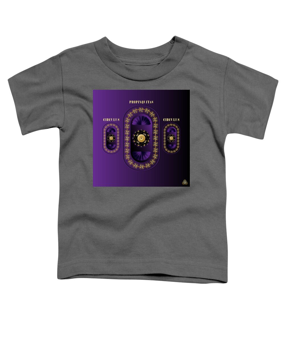 Mandala Toddler T-Shirt featuring the digital art Ornativo Vero Circulus No 4207 by Alan Bennington