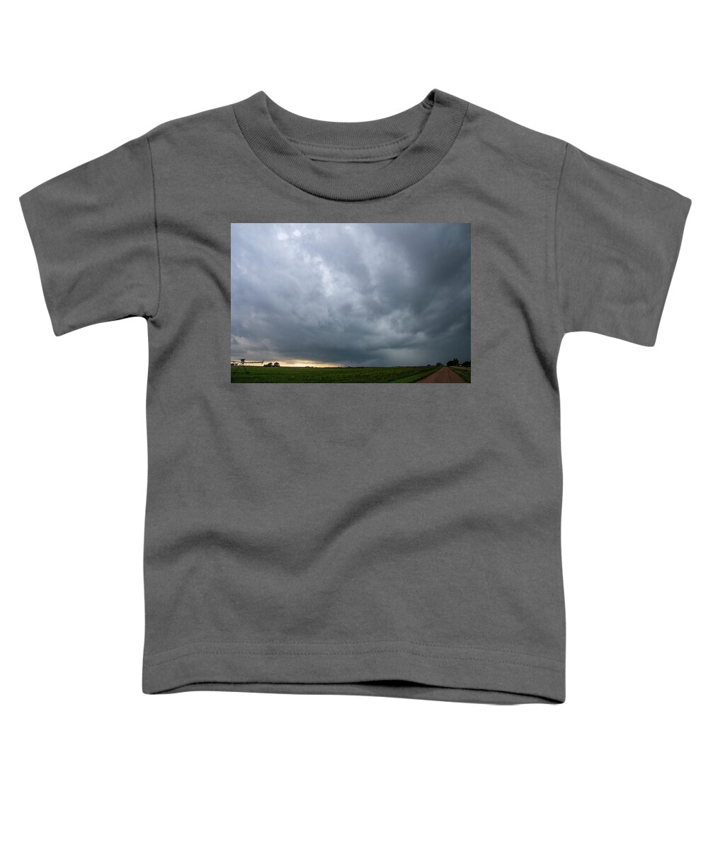 Nebraskasc Toddler T-Shirt featuring the photograph Our Last Storm Chase of 2021 009 by Dale Kaminski