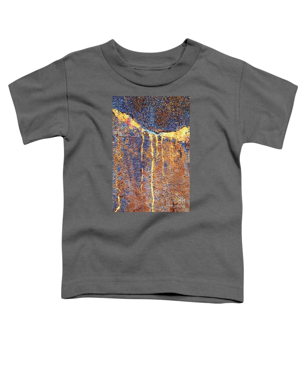 Abstract Toddler T-Shirt featuring the painting Overflow by Sharon Williams Eng